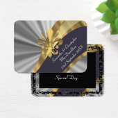 シルバー、金ゴールド結婚式の引き出物感謝していユーラベル (デスク)