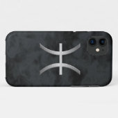 シルバー 魚座 - 煙 Case-Mate iPhoneケース (裏面(横))
