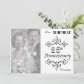 シルバー（25周年）パーティの招待状 招待状 (スタンド正面)