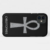 シルバーiPhone 5 カバー (裏面(横))