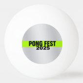 シルバーPongビート 卓球ボール (裏面)