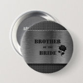 シルバーRobo Metal/Brother of the Bride – ボタン 缶バッジ (正面&裏面)