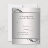 シルバーRSVP 出欠カード (裏面)