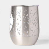 シルバーSparkles完全にカスタマイズ可能なLet'sパーティー (左面)