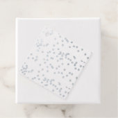 シルバーSparkles完全にカスタマイズ可能なLet'sパーティー フェイバータグ (箱)