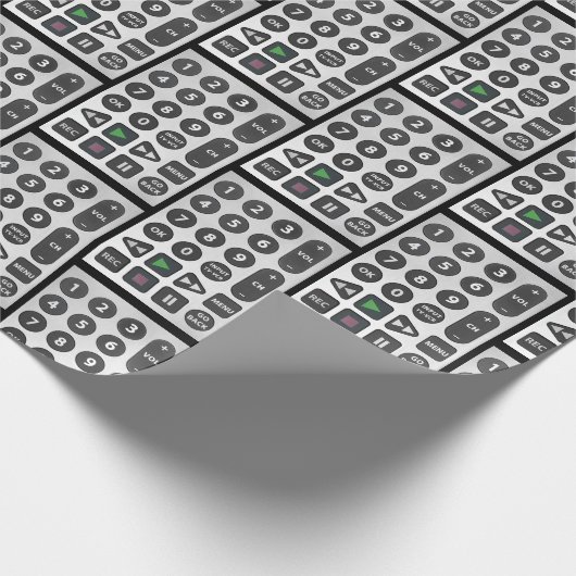 シルバーtvリモコン ラッピングペーパー (角)