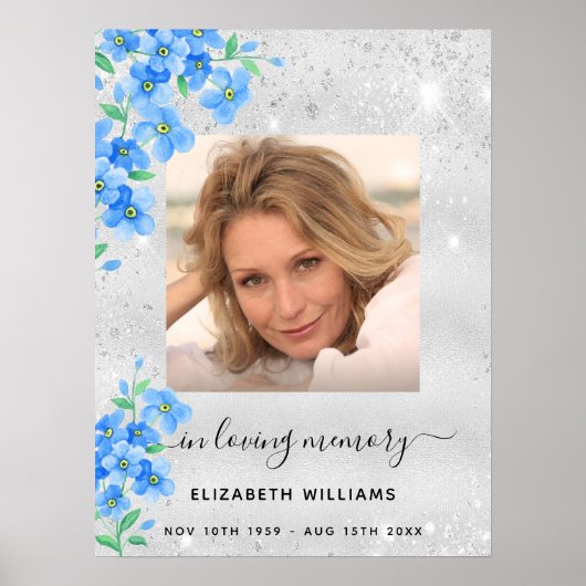 シルバ忘れー私ではなくフローラ記念葬儀 ポスター (正面)