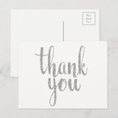 シルバ感謝していー・ハガキグリッター ポストカード (正面/裏面)