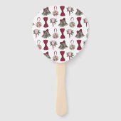 シルバ結婚ーのベル婚式プログラム ハンドファン (裏面)