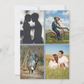 シルバ結婚ーの記念日25thパーティー6枚 招待状 (裏面)