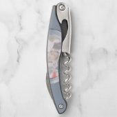 シルバ結婚ーの25年の記念写真反転 ソムリエナイフ (裏面)