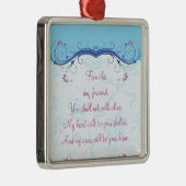 シルバ結婚ーラブオーナメント メタルオーナメント (右)