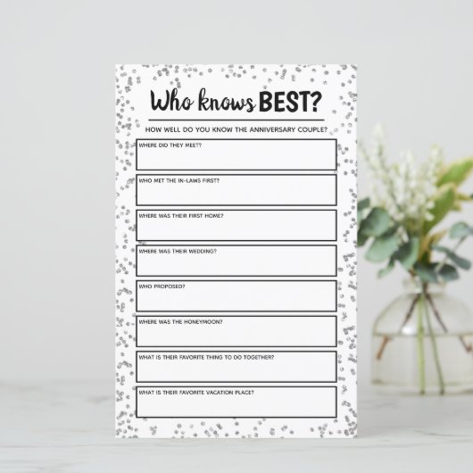 シルバ結婚ー記念日パーティーゲーム (スタンド正面)