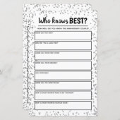 シルバ結婚ー記念日パーティーゲーム (正面/裏面)