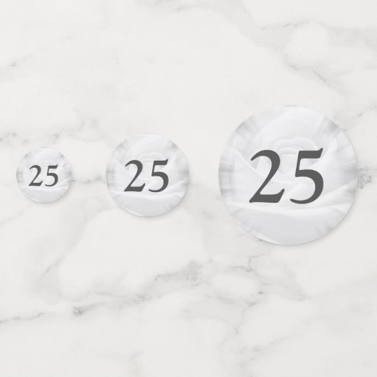 シルバ結婚ー記念日表紙吹雪 コンフェッティ (裏面)