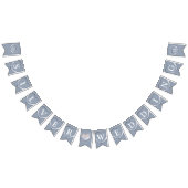 シルバ結婚ー25周年記念のカスタム写真 バンティングフラッグ (全)