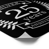 シルバ結婚ー25周年 ポスター (角)