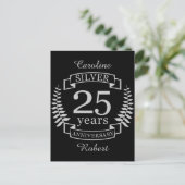 シルバ結婚ー25周年 ポストカード (スタンド正面)