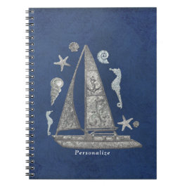 シルバ航海のートボート&ビーチトゥーシエレガントック ノートブック