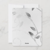 シルバ葉ー・フラットホリデー・フォト・カード シーズンカード (裏面)