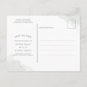 シルバ離れーズGreenery Save the Date Photo 案内ポストカード (裏面)