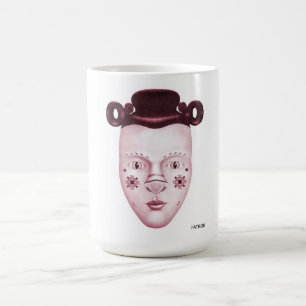シルビーのピンク コーヒーマグカップ