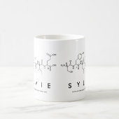 シルビーペプチド名mug コーヒーマグカップ (中央)