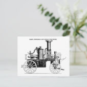 シルビー1858蒸気消防車 ポストカード (スタンド正面)