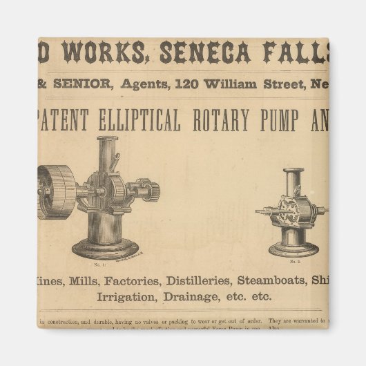 シルビー、ミンデルス、カンパニー マグネット (正面)