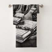 シルブリスティームパンクカルドロンスペルブックスとポーション バスタオルセット (インサイチュ)