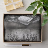 シルブリスティームパンクカルドロンスペルブックスとポーション 薄葉紙 (ギフト)