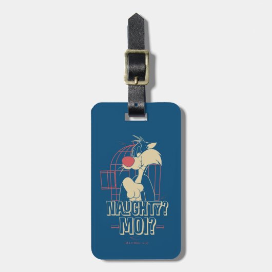 シルベスタいけなー？モイ？ ラゲッジタグ (正面縦)