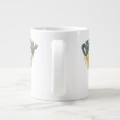 シルベスターの後ろのピンティな鳥のモンスター™「クレピン」™ ジャンボコーヒーマグカップ (裏面)