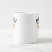 シルベスターの後ろのピンティな鳥のモンスター™「クレピン」™ ジャンボコーヒーマグカップ (正面)