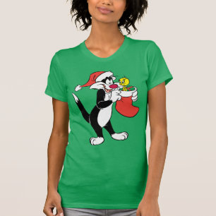 シルベスターキャットウィズストッキング Tシャツ