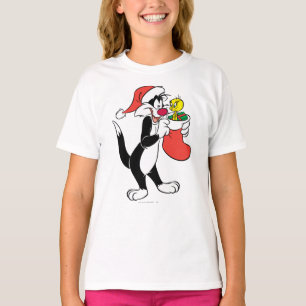シルベスター猫(ストッキング) Tシャツ