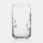 シルベスター™レッドノーズ顔 ガラス缶 (左)