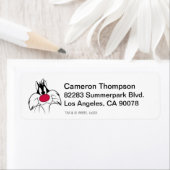 シルベスター™レッドノーズ顔 ラベル (インサイチュ)