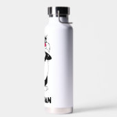 シルベスター™レッドノーズ |名前の追加 ウォーターボトル (左面)