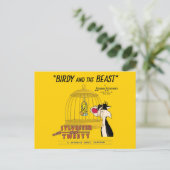 シルベスター™ & TWEEY™ |バーディと獣 ポストカード (スタンド正面)