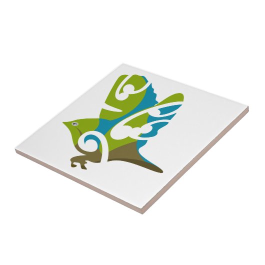 シルベレー鳥 タイル (側面)