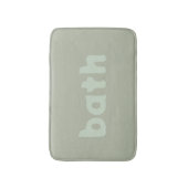 シルベージグリーン バスマット (正面縦)