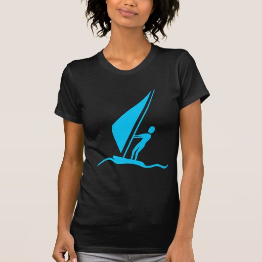 シルボーディング – スカイブルー Tシャツ (正面)