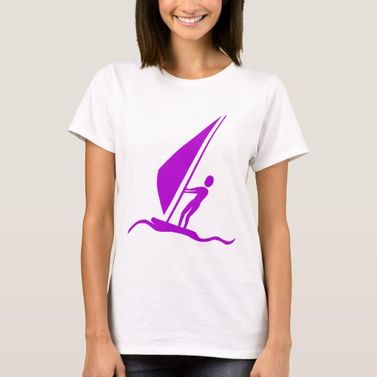 シルボーディング – 紫 Tシャツ (正面)