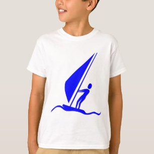 シルボーディング – 青 Tシャツ