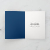 シルボートアットサンセット誕生日 カード (内部)