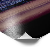 シルボートアットサンセット – ヴェネツィアビーチ, CA フォトプリント            (角)