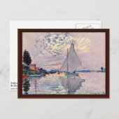 シルボートアットルプティ – ジュネビリアズバイクロード・モネ ポストカード (正面/裏面)