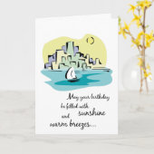 シルボートシティ誕生日 カード (黄色い花)