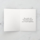 シルボートシルフートアットサンセット悔やみや弔慰 カード (内部)